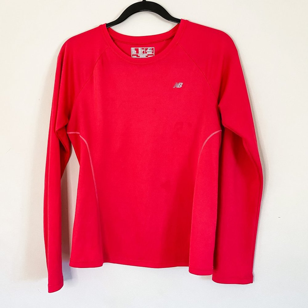 Pink New Balance Lightning Dry Long Sleeve Size M